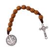 Legierung Gefertigtes Rosenkranzarmband Inklusive Kruzifix und Benedikt Design Gebetsperlen Handgelenkzubehör Bequemes Accessoire