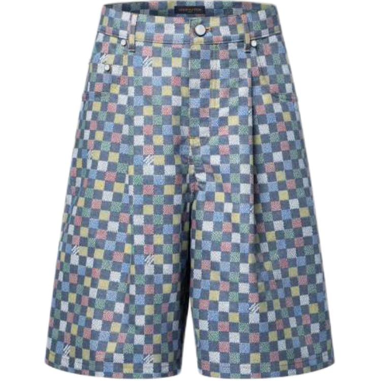 LOUIS VUITTON SS25 Casual Shorts Men's Blue 1AHCS9
