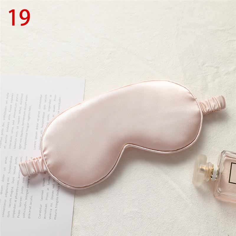 Ögonskydd för att sova Ögonmasker Mulberry Silk Satin för Kvinnor Män Sova ögonskugga Slät ögonbindel Sömnlöshet Hjälpmedel Somna Bekväm att bära