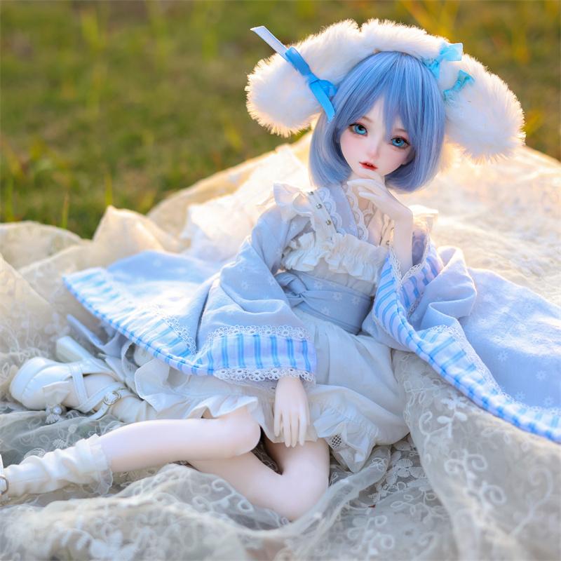 50cm Men's Mini Sex Doll Blue Eyes Girlfriend Anime Loli Masturbation Cup Adult Erotic Sex Toy
