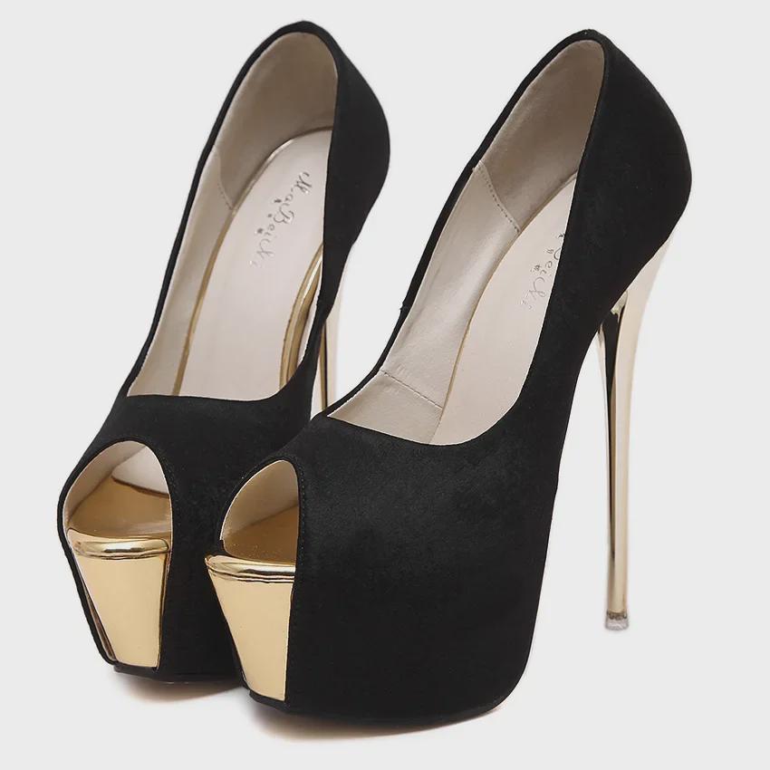 Sandale stiletto cu vârf deschis, europene și americane - Sandale sexy pentru femei, mărimea 45