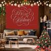 Merry Christmas Reindeer Background Cloth Hanging Cloth Bedroom Bedside Decorative Wall Cloth Rental Dormitory Tapestry