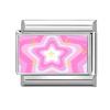 Y2K Pink Series Girls' Eye Rabbit Star Butterfly Cherry Italian Charm Links Fit 9MM Stainless Steel Bracelet DIY Making Jewelry