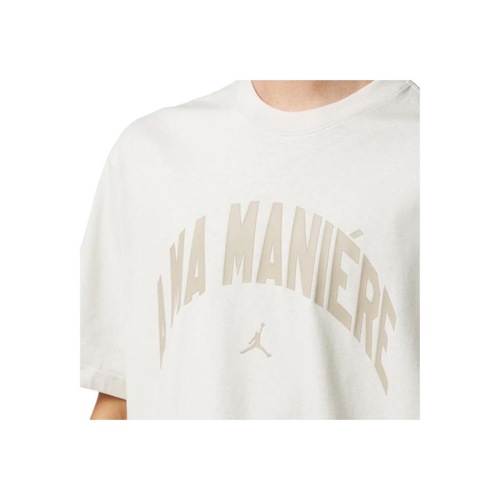 Jordan X A Ma Maniére FW24 Logo Letter Fashion Pullover Crew Neck Short Sleeve T-Shirt Unisex T-Shirt White HF0538-030