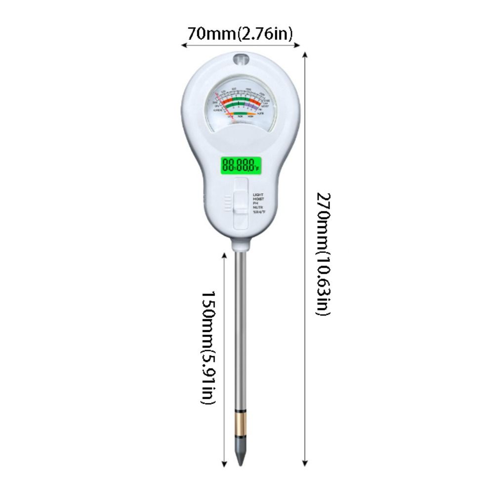 Humidity Detector Soil Tester Sunlight Detector Air Temperature Soil Analyzer Gardening Tool Air Humidity PH Detector