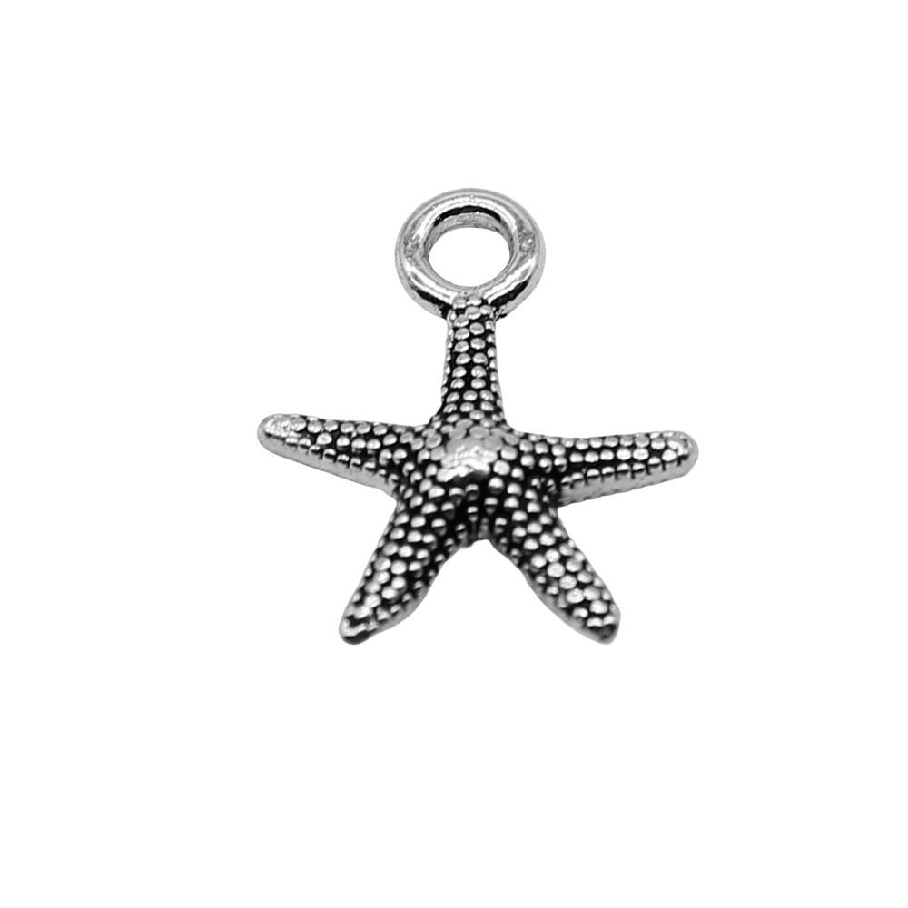Starfish Charms Multi Color Metal Pendants For Beach Themed DIY Jewelry Accessories