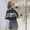Women's 2024 Summer Korean Style Loose Letter T-Shirt - Short Sleeve, Plus Size, Trendy Half Sleeve Top for Students