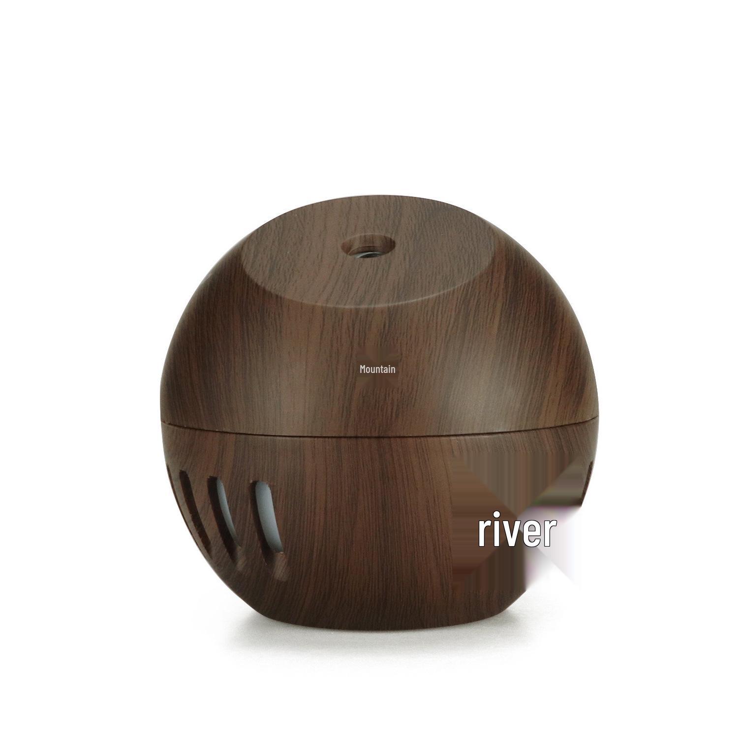 USB Mini Wood Grain Car & Home Humidifier Air Purifier USB