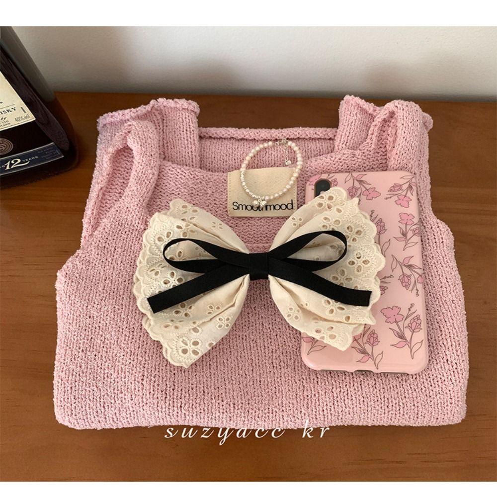 

Spring Summer Lace Big Bows Hairclip Women Elegant Spring Side Clip Girl