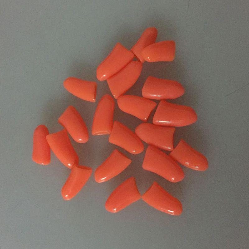 Pet 20pcs Dog Cat Nail Caps Pu Wrap Claw Paws Protect Clean Cute Safe Send Glue