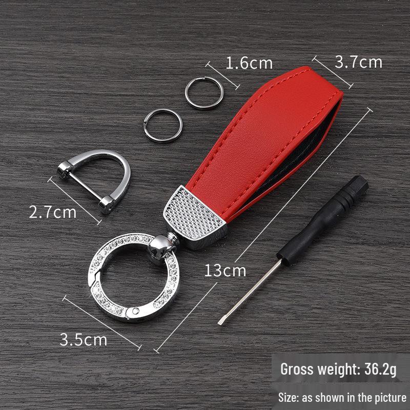 Sleek Car Keychain Pendant for Men & Women - Creative Keyring Waist Hanging Ornament Gift
