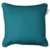 Coussin - Coton - 60 X 60 Cm - Bleu - Uni - Contemporain