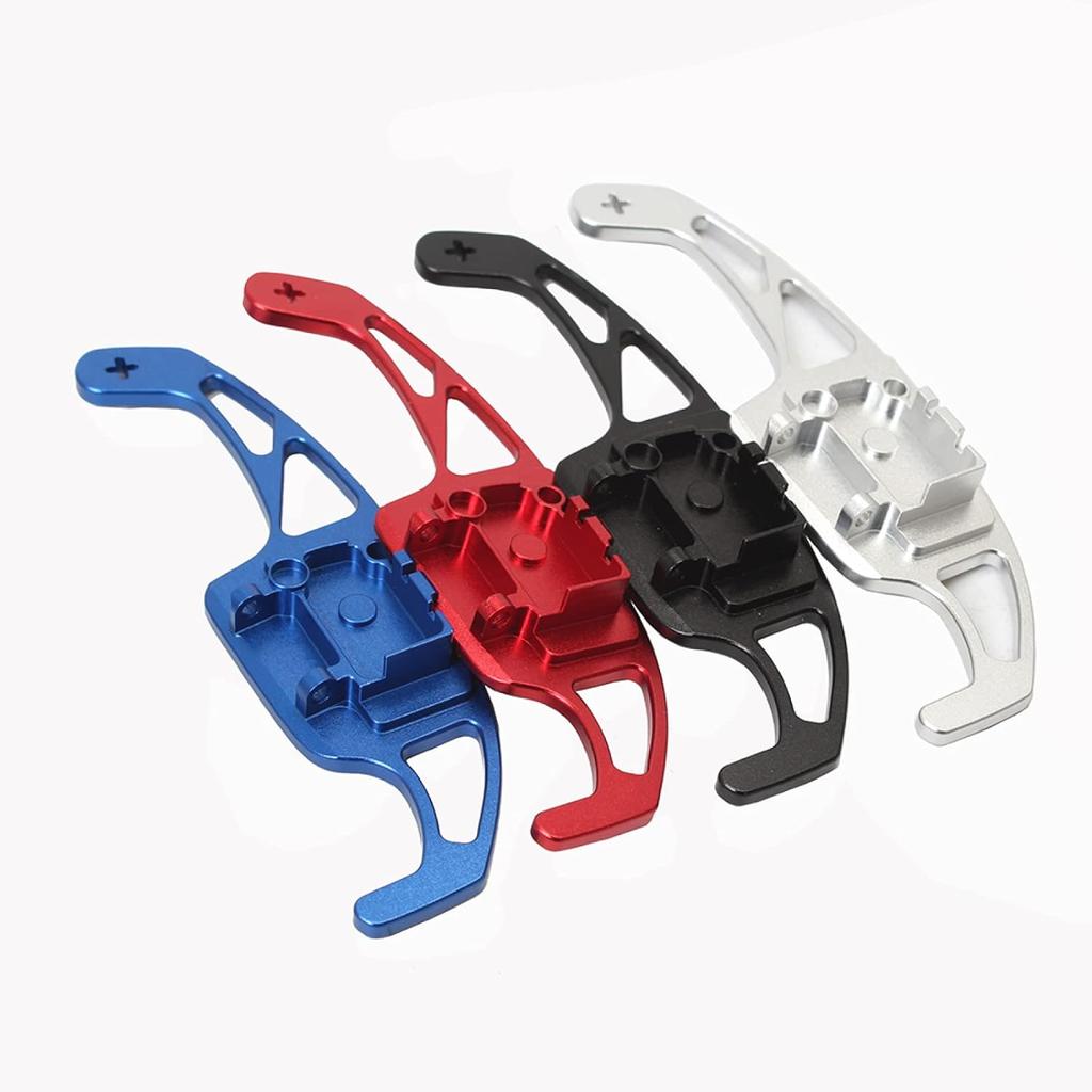 Car Steering Wheel Paddles, for Passat B6 B7 CC 2011-2015 Aluminum Paddle Car Steering Wheel Extension Shifters Red
