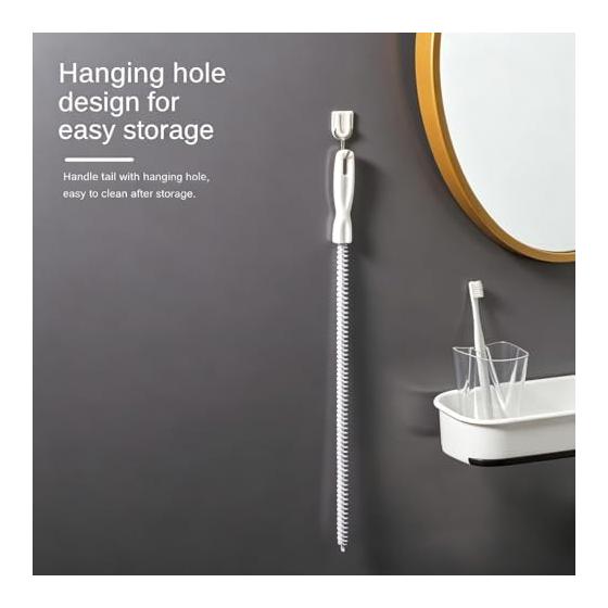 Drain Pipe Pipe Drain Cleaning Cleaning Cleaning Brush Washing Dirt Maintenance Item, Flexible Bendable Portable Portable Cleaner Tool Goods Bendable