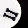 White Punk Bloody Lolita Bone Hair Clips | Resin Font-Shaped Cartoon Hair Accessories for Halloween, Y2K Style