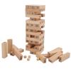 Desktop 51Pcs Blocks Stacking Toy Wooden Blocks Tumble Tower Building Toy for Kids Adults