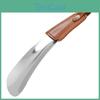 Shoe Horn Steel Stainless Professional Travel Portable Shoehorn With Pu Leather Handle