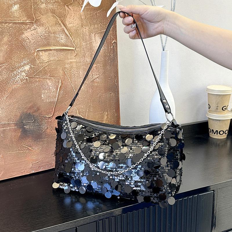 Summer Sequins Fashion Trend Shoulder Underarm Bag Spice Girls Shoulder Underarm Tote Bag