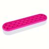 1pc Silicone Makeup Brush Holder, Cosmetic Storage Box, Painting Pen Sewing Tools Art Supplies Desktop Storage Organizer Art