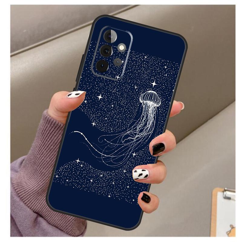 Magic Jellyfish Case For Samsung Galaxy A35 A55 A15 A32 A12 A22 A52 A06 A54 A34 A14 A56 A36 A26 A16 A13 A53