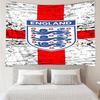 1PC England Football Crest Printed Tapestry Room Decoration Wall Hanging for Living Room Bedroom, dormitory, Birthday and Christmas gifts