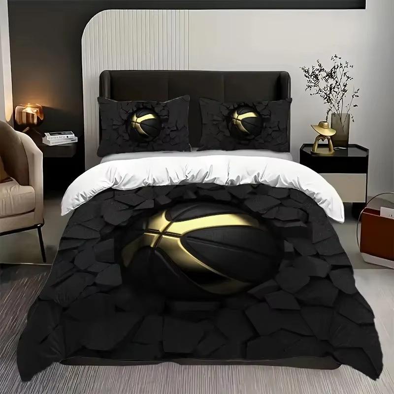 Basketball Down Comforter Set Bedding Set 3-piece Duvet Cover Set