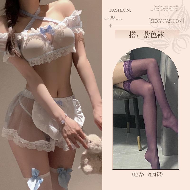 Sex underwear fun female abstinence clothing maid slutty pajamas qqny love couple love fun products