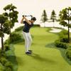 Golf Player Figure Model 1:64 Scale Hand Painted Miniature Figure for Miniature Scene Dioramas Props,Model Car Display