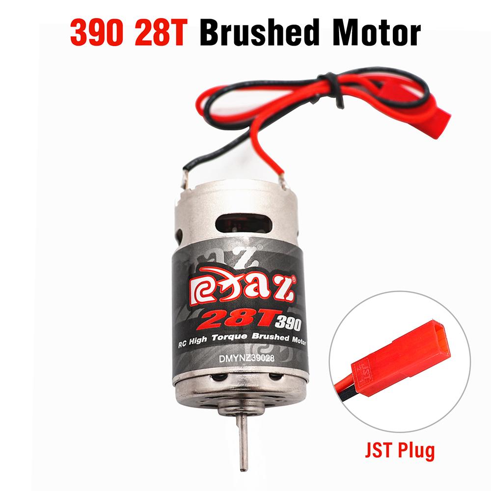 9IMOD RC Brushed Motor 370-31T/380-38T/390-28T Waterproof JST/Point Plug Stainless Steel High Torque For 1/18 1/16 RC Crawler