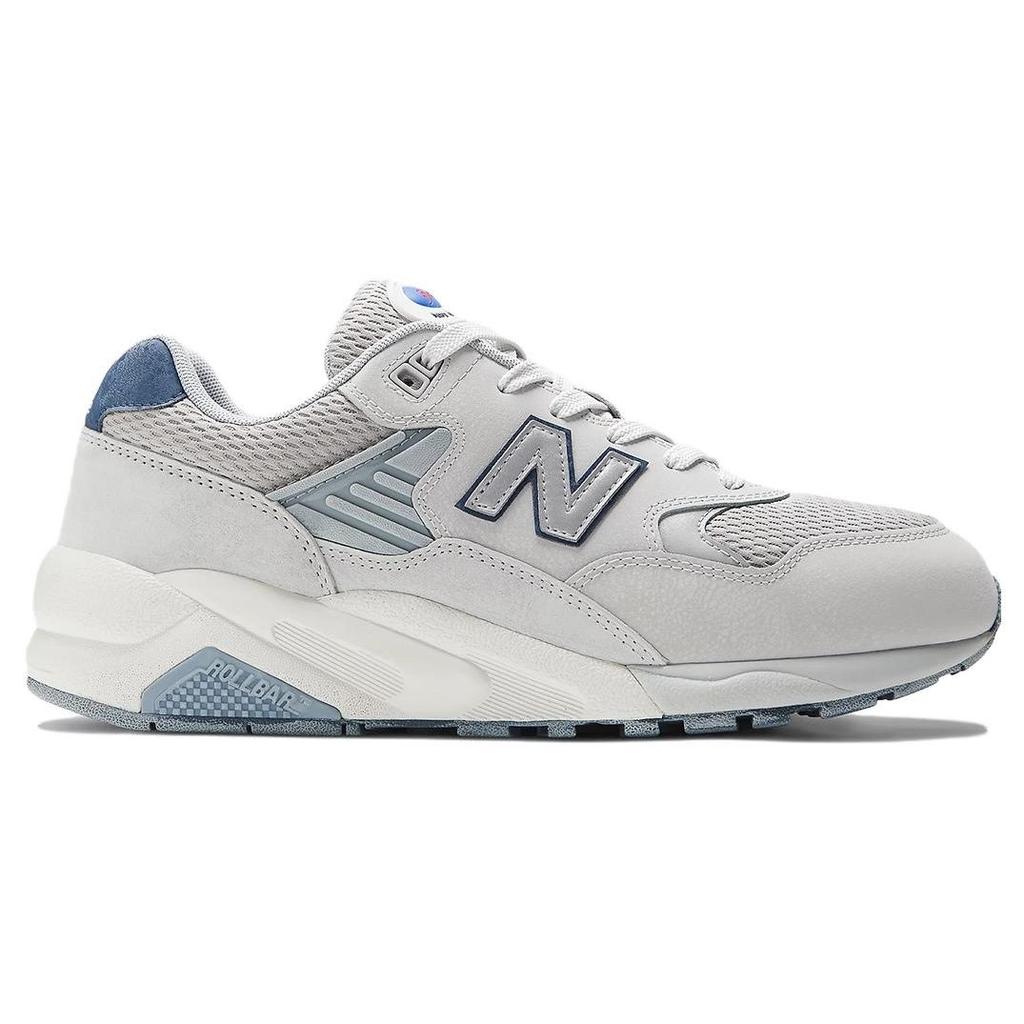 MT580MD2 New Balance Men's 580 'Grey Day' Raincloud with NB Navy and Silver Metallic MT580MD2