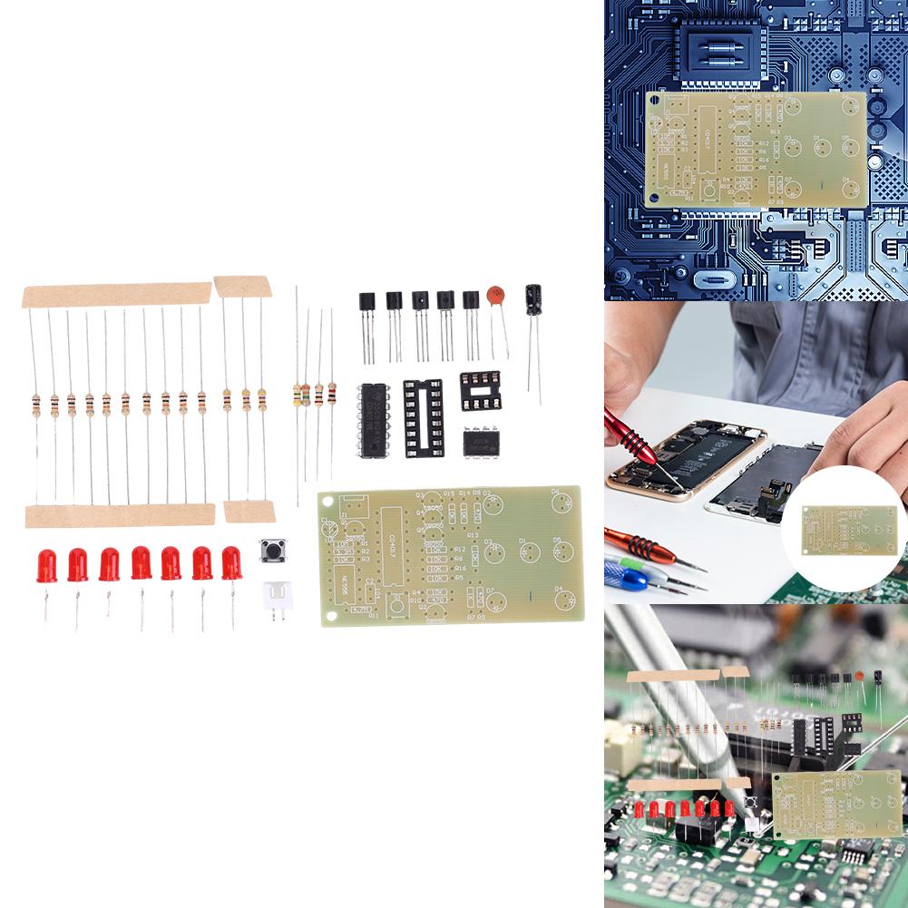 

NE555+CD4017 CD4017 DIY Kit 4.5-5V Fun DIY Electronic Kit Multiple Control *