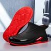 New men's rain shoes waterproof shoes non-slip rain shoes short rain boots fashion casual foot rubber shoes