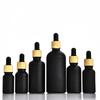 10ml 30ml 50ml 100ml Dropper Glass Bottle Fine Oil Bottle Scrub Black Light Avoidance Glass Cosmetics Separate Bottling