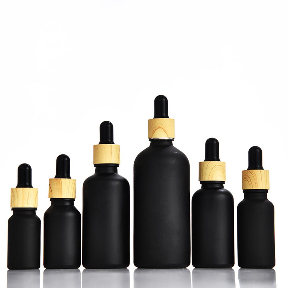 10ml 30ml 50ml 100ml Dropper Glass Bottle Fine Oil Bottle Scrub Black Light Avoidance Glass Cosmetics Separate Bottling