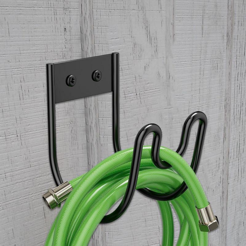 Hose Hanger Wall Mount Heavy Duty Hose Hanger Wall Mount Wall Mounted Hose Holder Sturdy Hose Stand for Garden Hose Storage