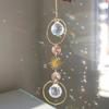 Sun Moon Artificial Crystal Wall Hanging Handmade Rainbow Maker  Home Bedroom