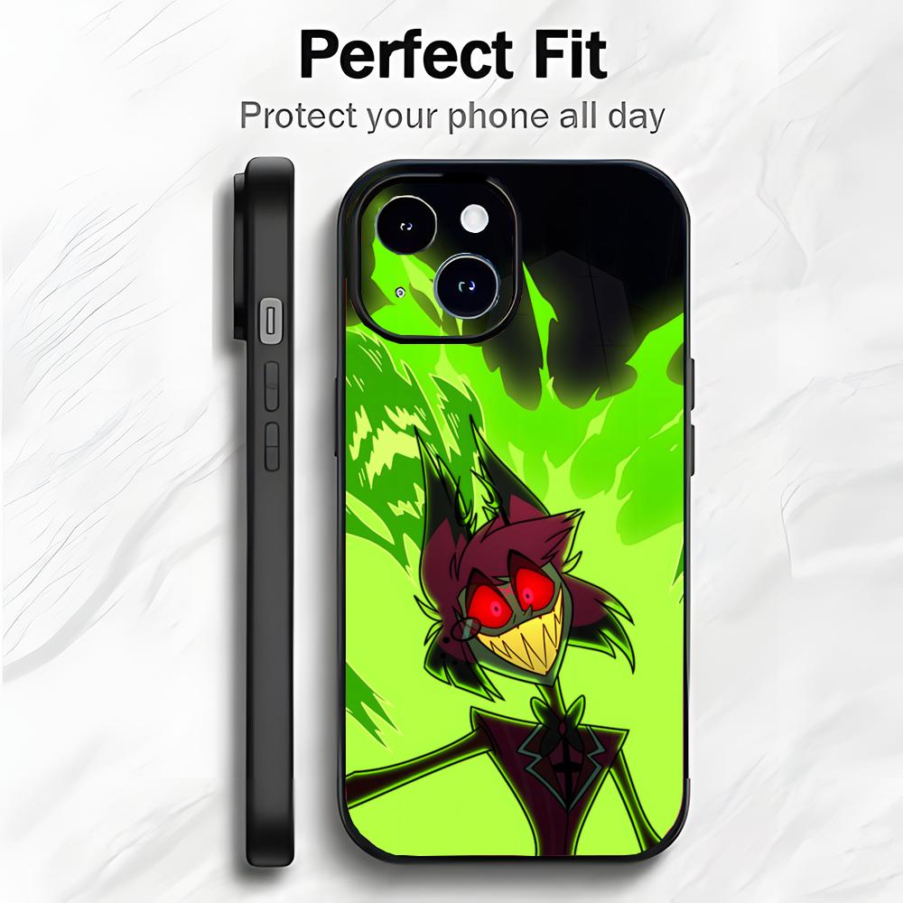 Edgy American Cartoon H-Hazbin Hotel Phone Case Phone Case Soft Packaging Lightweight For iPhone17 16 15 14 13ProMax