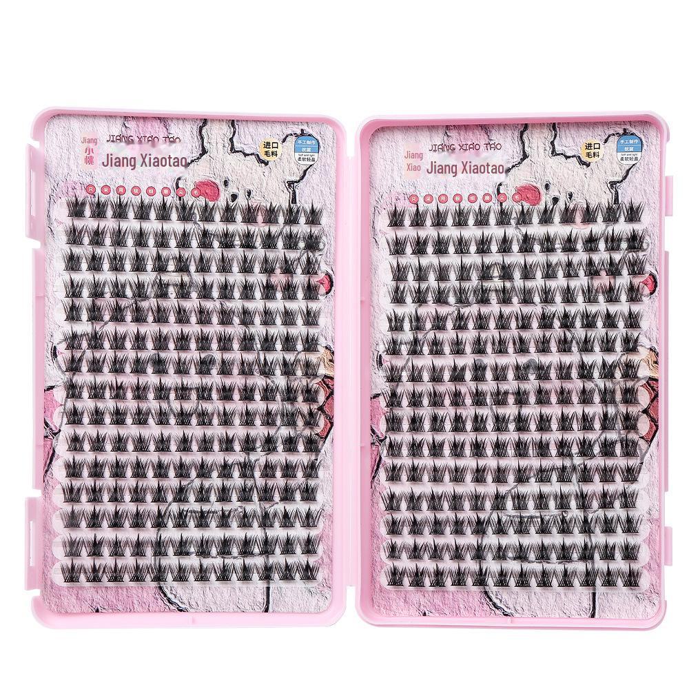 

«Цзян Сяотао Чистый Дикий Маленький Дьявол 360-Кластерные Плотные Комические Глаза Накладные Ресницы» 12mm