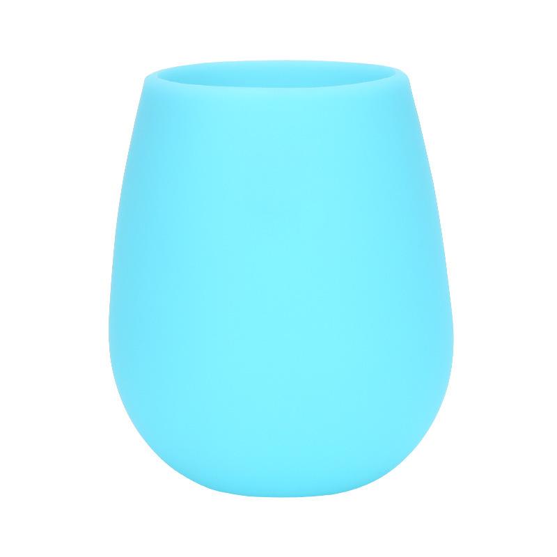 Silicone Wine Glasses, Portable Wine Glasses, Eggshell Cups, Creative Silicone Cups синий