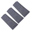 3pcs RV Step Covers 22 X 20in Wearproof RV Stair Carpets for 8 To 11 Inch Depth RV Radius Steps Gray
