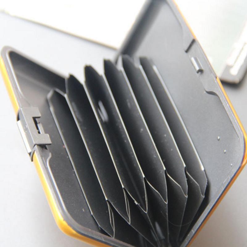Card  Bag Box 8 Colors Scanning 1pc New Storage Multicolor Business Credit Protect Holder Anti-RFID Waterproof Card Fashion ID Card Creative  Handmade