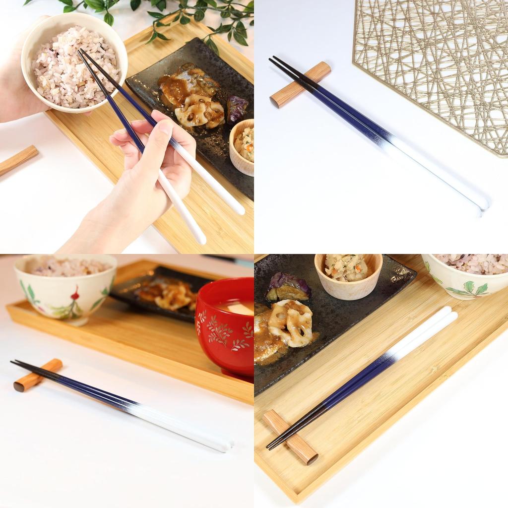 Hula Collection Colorful 23cm Dishwasher Safe Coating Keeps Its Stylish [Japanese Chopsticks] Thin, Easy-to-Use, Non-Slip Chopsticks, [High-Durability