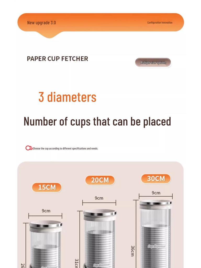 Wall-Mounted Disposable Cup Dispenser – Save 5 Yuan On New Arrivals!
