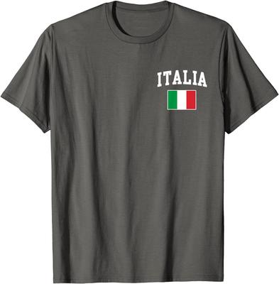 Italia Flag Italy Italian Italiano Family Country Unisex T-Shirt