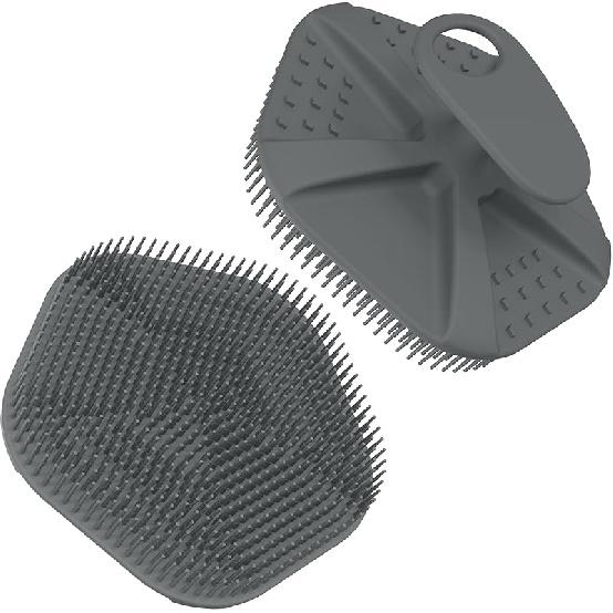 Redfly Silicone Body Scrubber, Soft Silicone Shower Scrubbers for Body Exfoliating, Anti-Slip Rubber Bath Brush for Sensitive Skin Women and Men,
