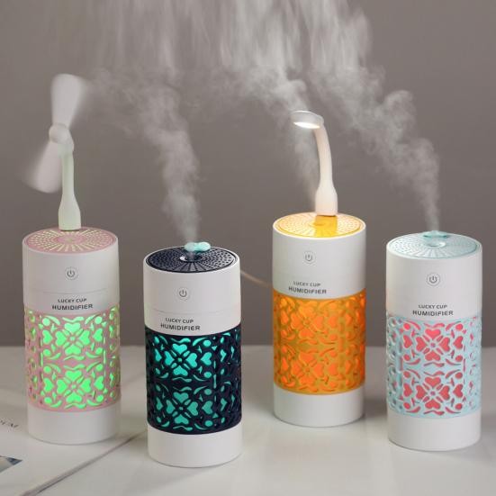 

3 в USB Air 1 домашний автомобильный ультразвуковой увлажнитель воздуха светодиодный ночник мини-вентилятор диффузор