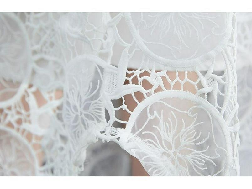 Retro Embroidered Lace Sleeveless Vest Dress Set - Plus Size, Hollow-Out, Two-Piece, Summer Loose Fit.