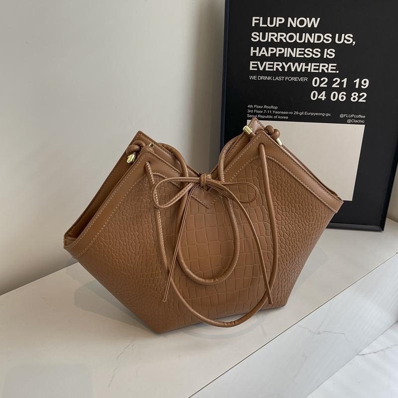 Fashion PU Leather Bucket Bag for Women