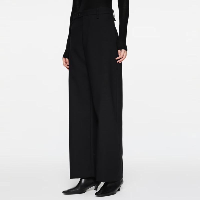 JNBY 2024 Autumn New Women s Loose Wide-Leg Pants XS