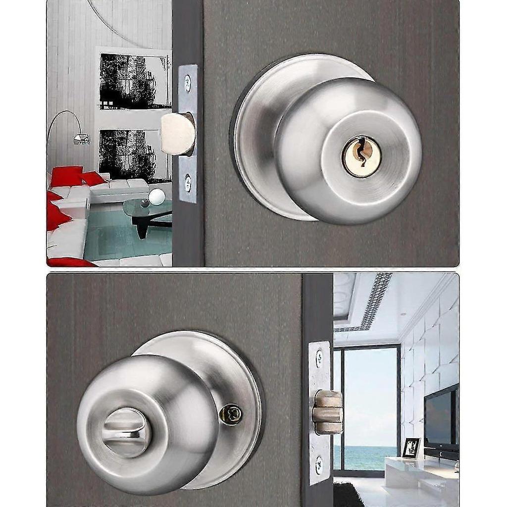 Scrocco Tubolare da Incastro, Scrocchio per Porta, Scrocchio da Incastro, Dimensioni Scrocchio Regolabili 60/70mm, per Maniglie a Leva - DD01
